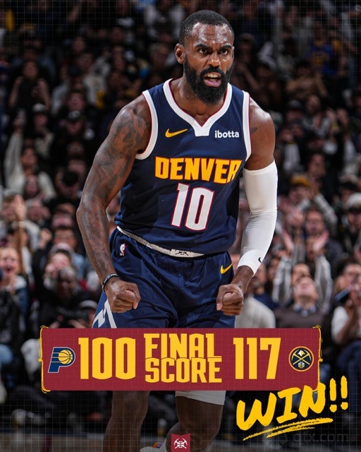 掘金主场117-100大胜步行者