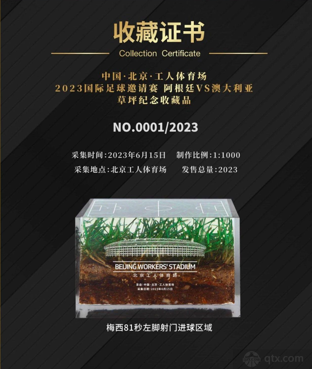 梅西81秒进球草皮纪念品