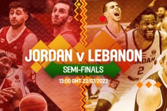 2022亚洲杯黎巴嫩男篮86-85险胜约旦男篮挺进决赛 将战澳大利亚男篮