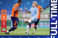 中超青岛海牛1-1河南 林创益破门 刘鑫瑜扳平比分