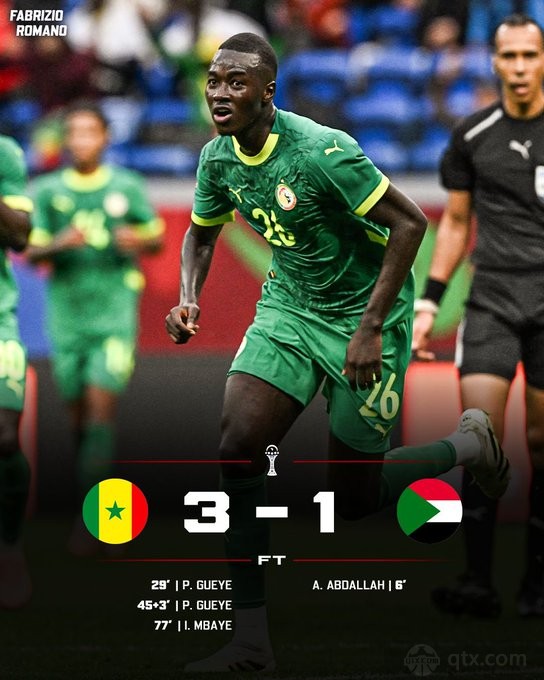 塞内加尔3-1苏丹