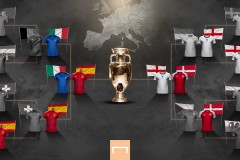 欧洲杯半决赛对阵：三狮军团对阵丹麦 斗牛士迎战意大利