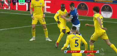 埃弗顿2-0切尔西