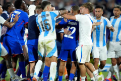 奥运男足最新比分结果：法国1-0阿根廷 西班牙3-0日本