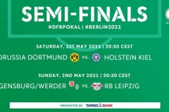 2020-2021德国杯半决赛赛程时间表 5月13日决赛
