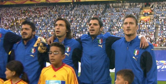 人才凋零！2006年世界杯的意大利阵容是多么豪华