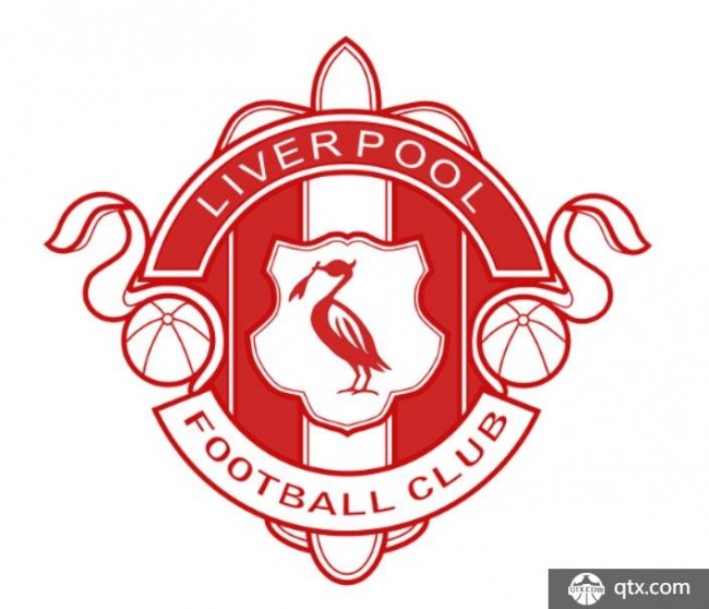 20世纪40年代末开始被用于商品、比赛指南和信纸抬头等的利物浦队徽
