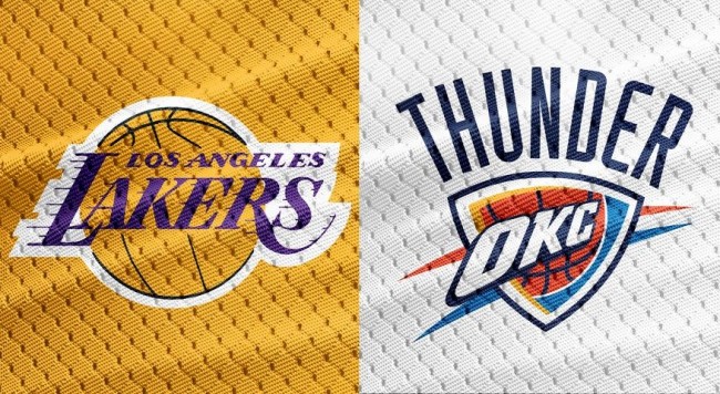 NBA常规赛湖人VS雷霆视频直播