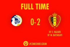 比利时2-0塞浦路斯 阿扎尔百场里程碑破门
