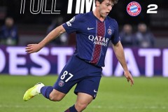 欧冠巴黎圣日耳曼1-2拜仁慕尼黑 拜仁各项赛事16连胜