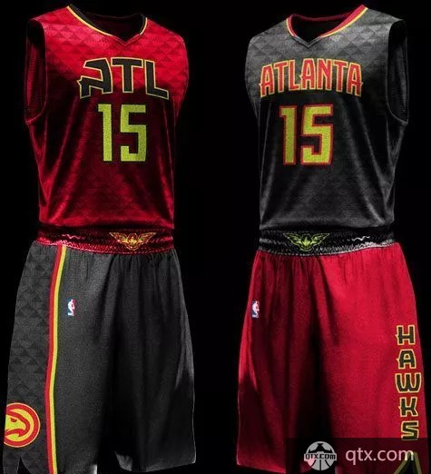新赛季NBA老鹰队服公布 暗纹设计体现现代化