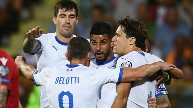 欧洲杯预选赛亚美尼亚1-3意大利