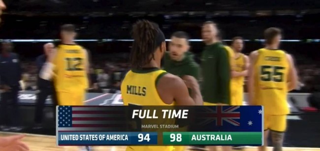 澳大利亚收获对阵美国男篮首胜