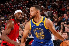 NBA勇士130-120轻取开拓者迎5连胜 库里24分阿夫迪亚34分16板