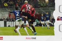 意杯AC米兰0-0战平国米 罗马尼奥利伤退戈森斯首秀