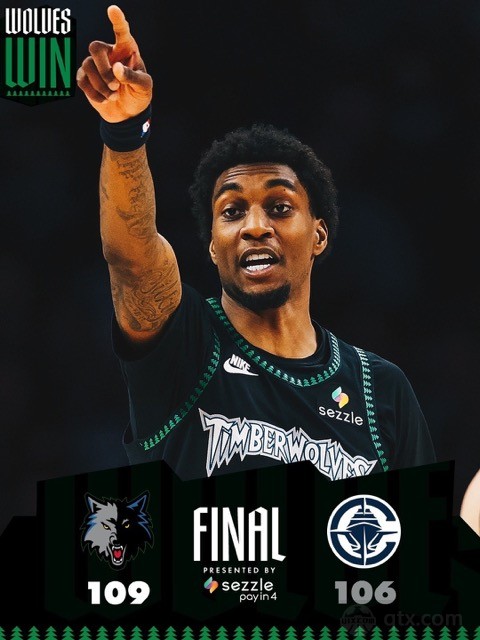 快船客场106-109惜败森林狼