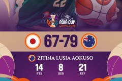 女篮亚洲杯日本女篮67-79澳大利亚女篮 日本女篮下半场崩盘