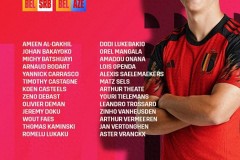 比利时男足新一期大名单 18岁小将维尔梅伦入选