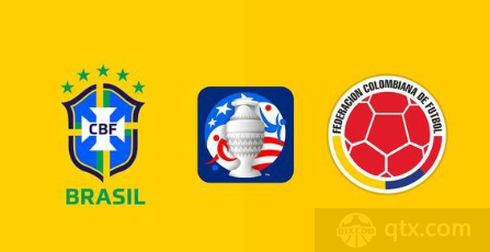美洲杯战报：巴西1-1哥伦比亚