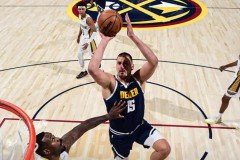 nba常规赛掘金122-88大胜鹈鹕 约基奇砍下21分12篮板10助