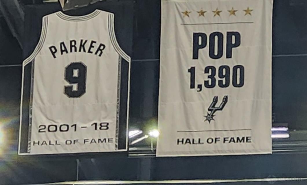 马刺退役波波维奇球衣