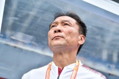 沈祥福与西海岸梯队孩子互动 造访青岛