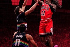 NBA常规赛掘金主场127-130不敌公牛终结7连胜 约基奇空砍36+18+13