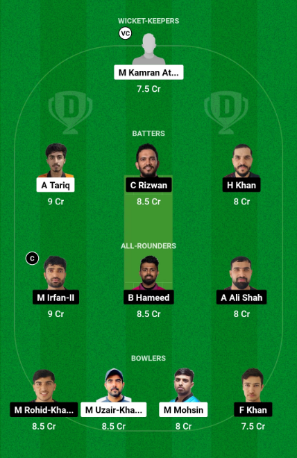 EMB vs SHA Dream11 Team Choice 1