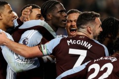 英超布莱顿3-4阿斯顿维拉 维拉升至第3