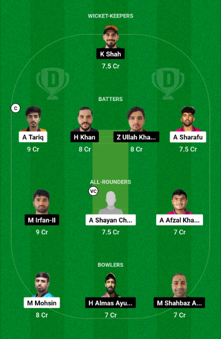 EMB vs SHA Dream11 Team Choice 2