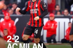 意甲AC米兰2-2萨索洛 巴尔泰萨吉双响 米兰两进球被吹
