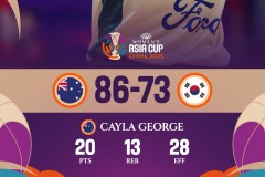 女篮亚洲杯澳大利亚女篮86-73韩国女篮晋级决赛 乔治20+13