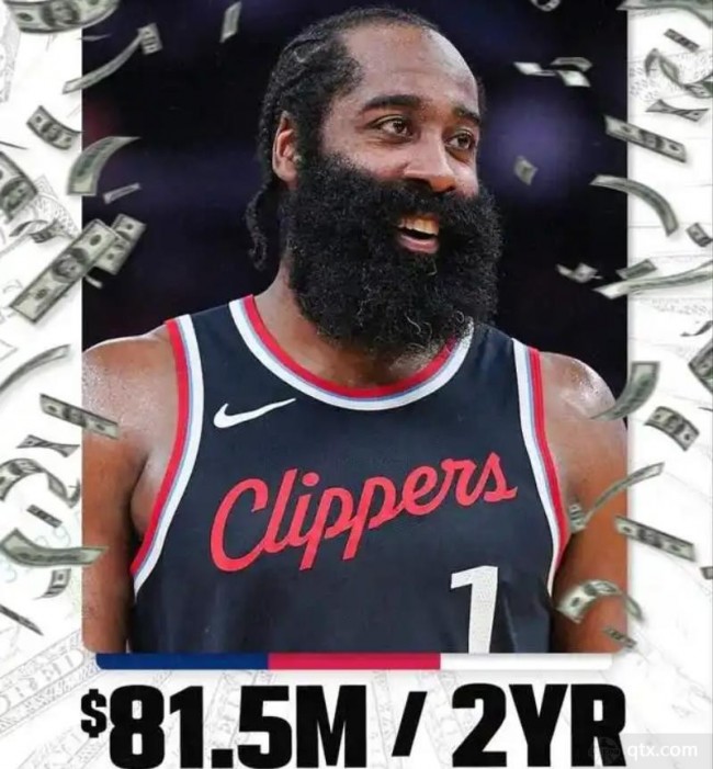 espn为快船重签哈登评级
