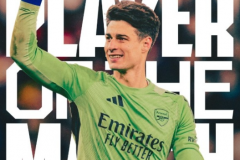 凯帕当选阿森纳本轮英联杯队内最佳 球员点球大战扑出关键点球