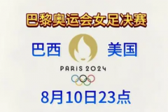 今日奧運會巴西女足VS美國女足比分牛人最新預測與推薦：客隊過往交鋒占據優勢