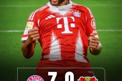 德甲拜仁慕尼黑3-0勒沃库森 拜仁15连胜