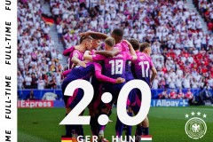 歐洲杯首支16強球隊誕生 德國兩連勝提前出線