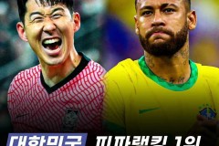 韩国男足或将与巴西男足进行热身赛 此前韩国仅取得1胜5负