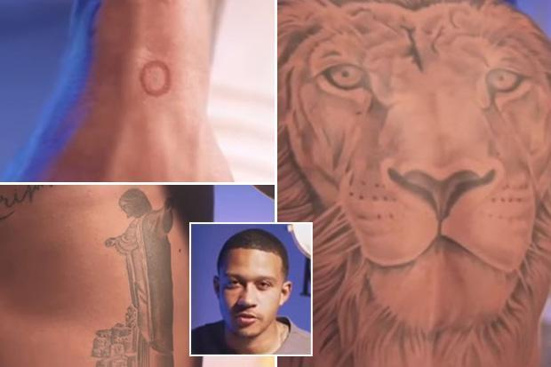 德佩透露纹身含义 大狮子代表我自己