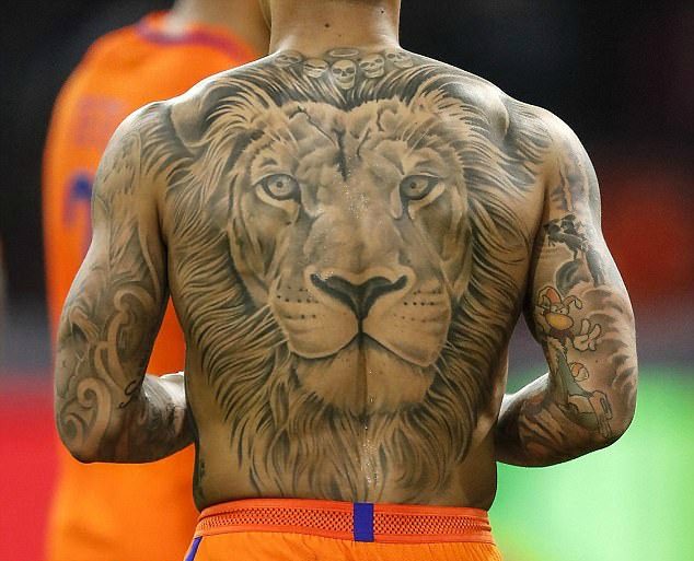 德佩透露纹身含义 大狮子代表我自己