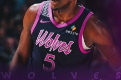 NBA常规赛森林狼主场103-100险胜雄鹿 字母哥缺阵 爱德华兹24分