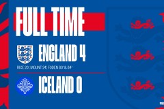 欧国联英格兰4-0冰岛小组第三 福登两射一传
