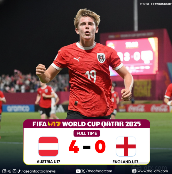 奥地利4-0英格兰
