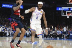 nba常规赛雷霆127-108大胜奇才豪取6连胜 亚历山大31分7助