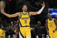nba今日战况：步行者大比分4-1淘汰骑士晋级东部决赛 米切尔35分难救主