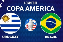 乌拉圭vs巴西比分预测最新前瞻：美洲杯天蓝军团将给五星巴西带来考验