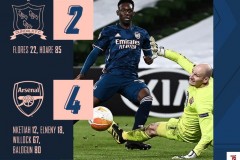 欧联杯-埃尔内尼世界波巴洛贡替补传射 阿森纳4-2击败邓多克全胜晋级
