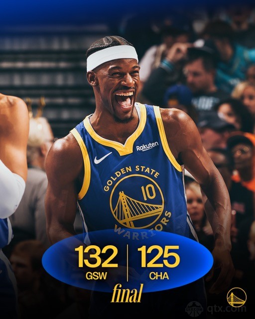 勇士客场132-125力克黄蜂