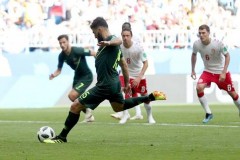 2018世界杯C組 丹麥1：1澳大利亞名列小組積分榜第二