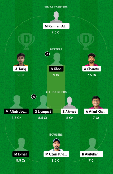 EMB vs AJM Dream11 Team Choice 1